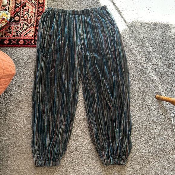 Trina Turk Jess Metallic Joggers - Picture 1 of 7